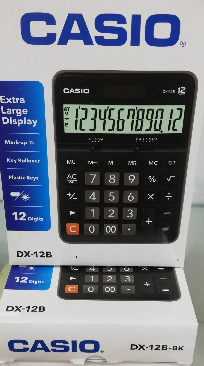 Calculator Casio DX-12B Extra large display