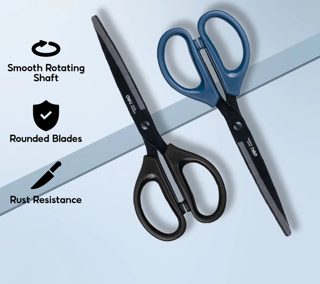 Deli Stainless Steel Office Scissor