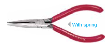 Temo 5-5/16"/135mm Electronics Round Long Nose Pliers