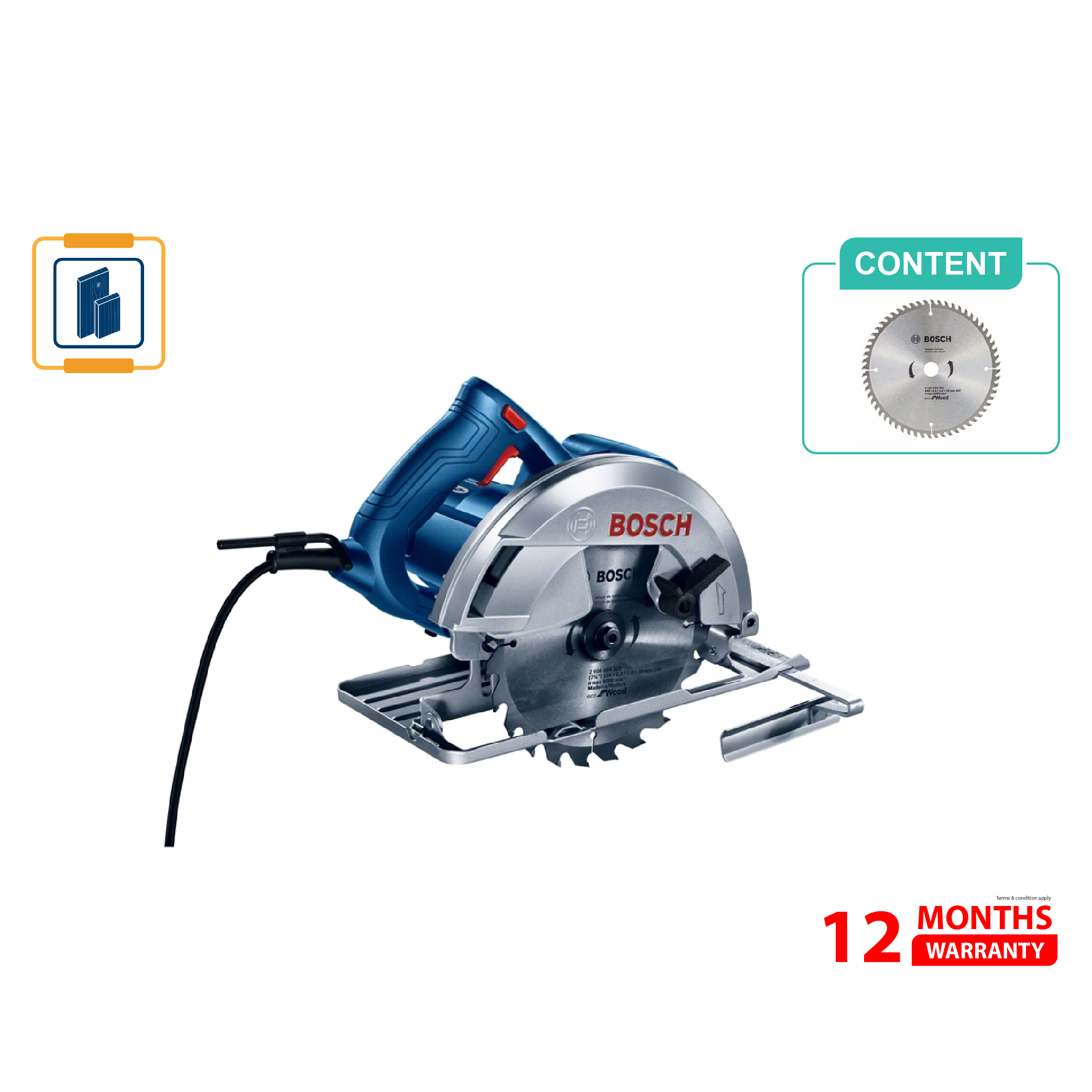 BOSCH GKS 140 Hand-Held Circular Saw - 06016B30L1