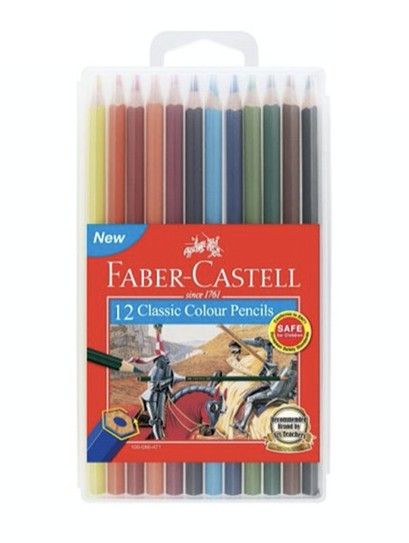 Faber-Castell  Classic Colour Pencils 12/24/36 115890 12's CP-115896-KK