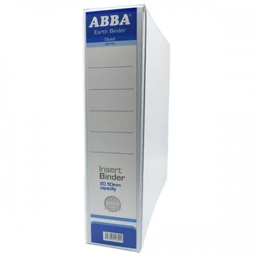 Abba Silver AB10147 FC 2" Paperboard Lever Arch File (50mm)