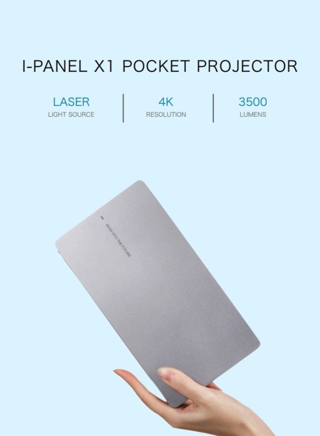 X1 POCKET PROJECTOR REPLACEMENT OF IPANEL PICO S2 I-PANEL X1 POCKET PROJECTOR REPLACEMENT OF IPANEL PICO S2. - Pre order 2-5 weeks