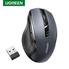 UGREEN Wireless Mouse, 6 Silent Buttons, 2.4G with USB Mini Receiver