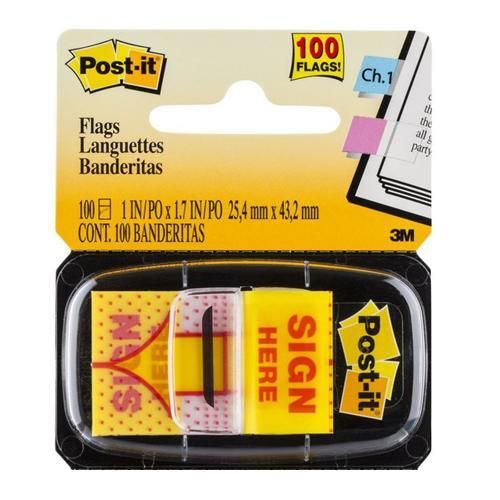 3M 'Sign Here" Flag -