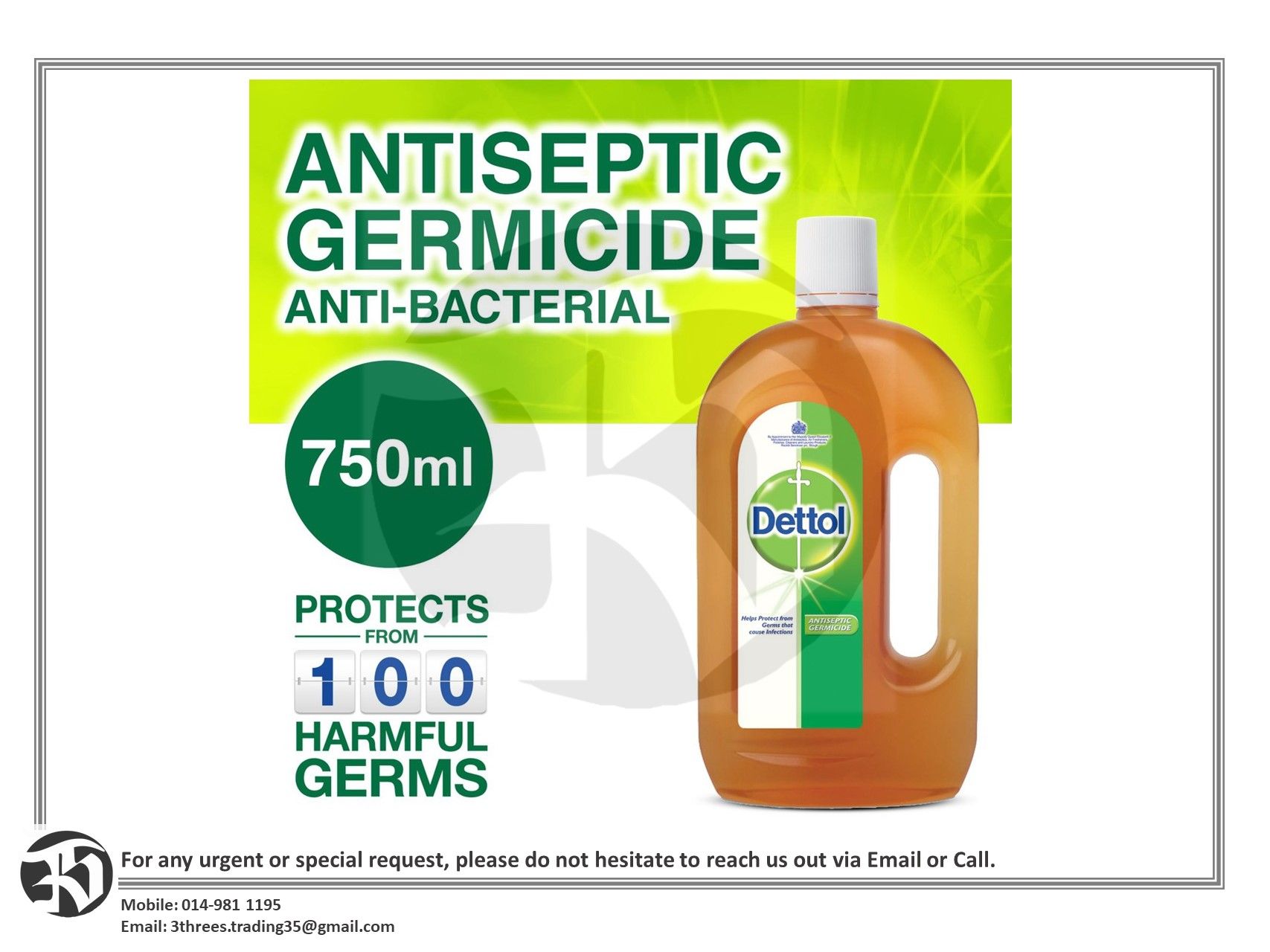 Dettol Antiseptic Liquid 750ml