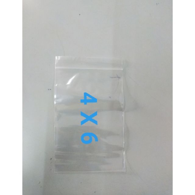 Zip Lock Plastic Bag (4X6 Inci/100 pcs)