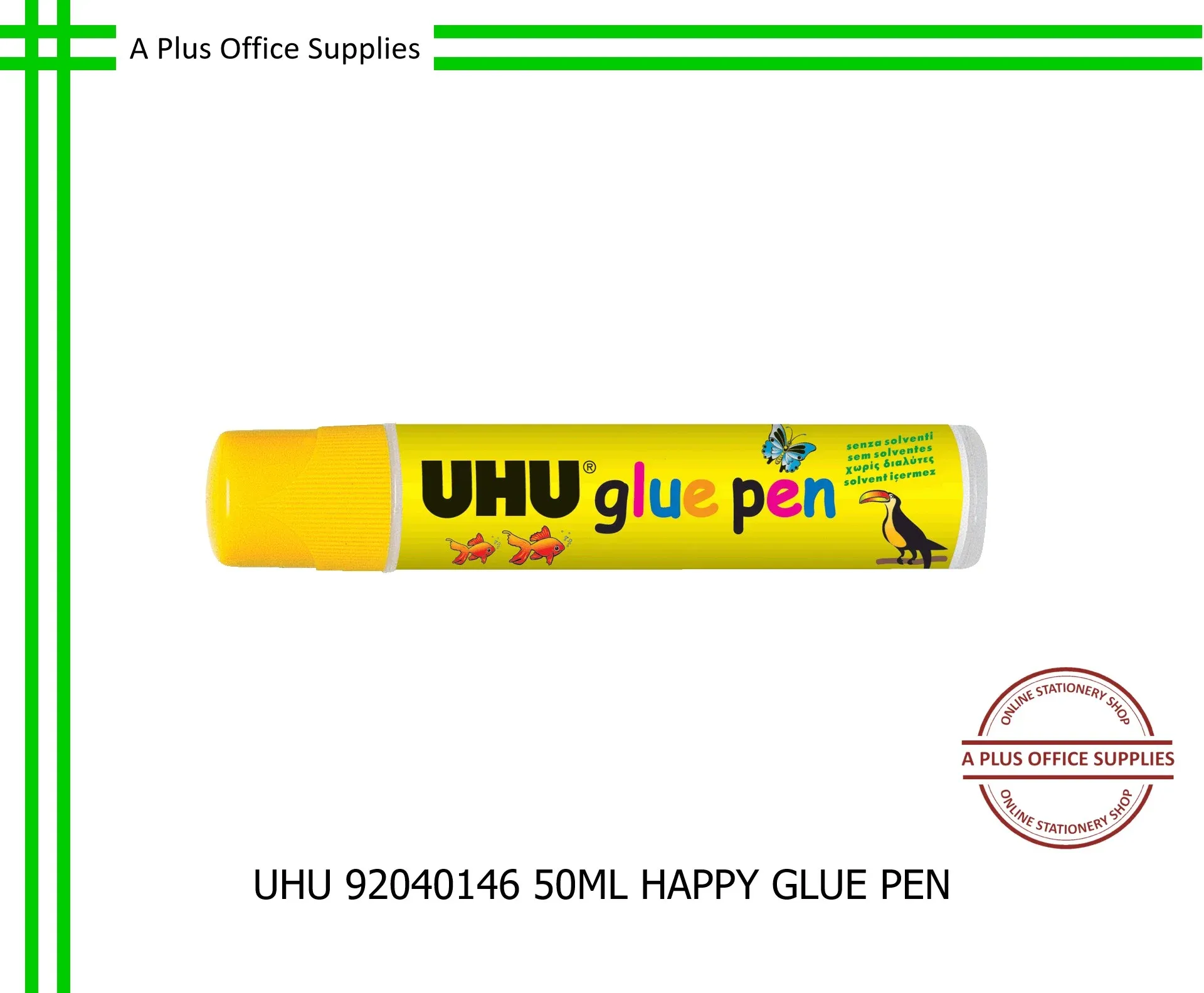 UHU Happy Glue Pen 50ml 92040146 / Gam Cecair