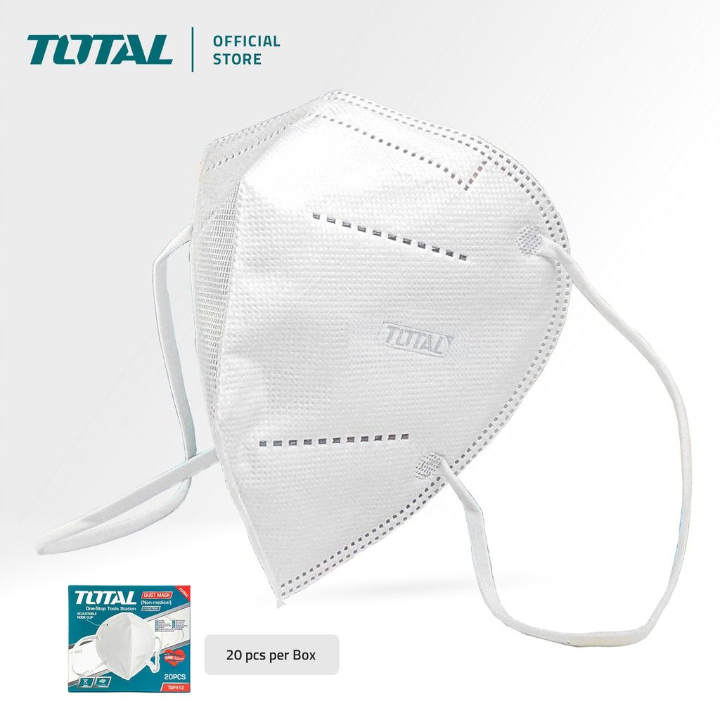 TOTAL DUST MASK 4 LAYER NON MEDICAL INDIVIDUALLY PACKED (20 PCS/BOX) TSP412