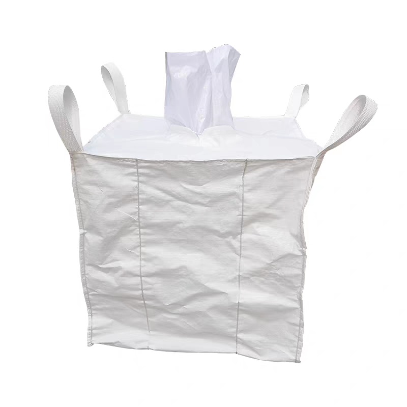 *1.2 Ton PP Woven FIBC White Jumbo Bag 90cm x 90cm x 110cm