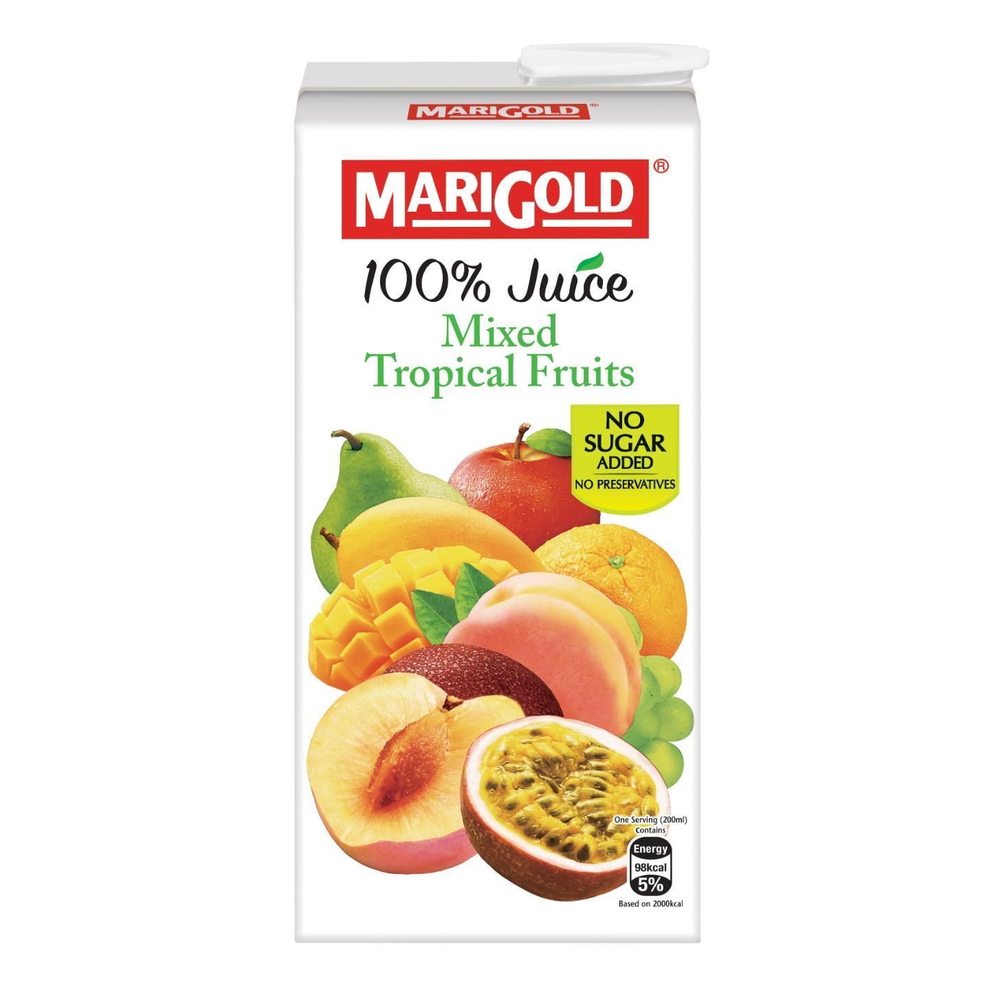 Marigold 100% Mixed Tropical Fruits Juice 12 x 1 Litre