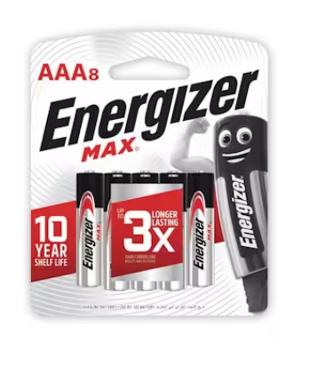 Battery Energizer AAA - 1pack/8pcs