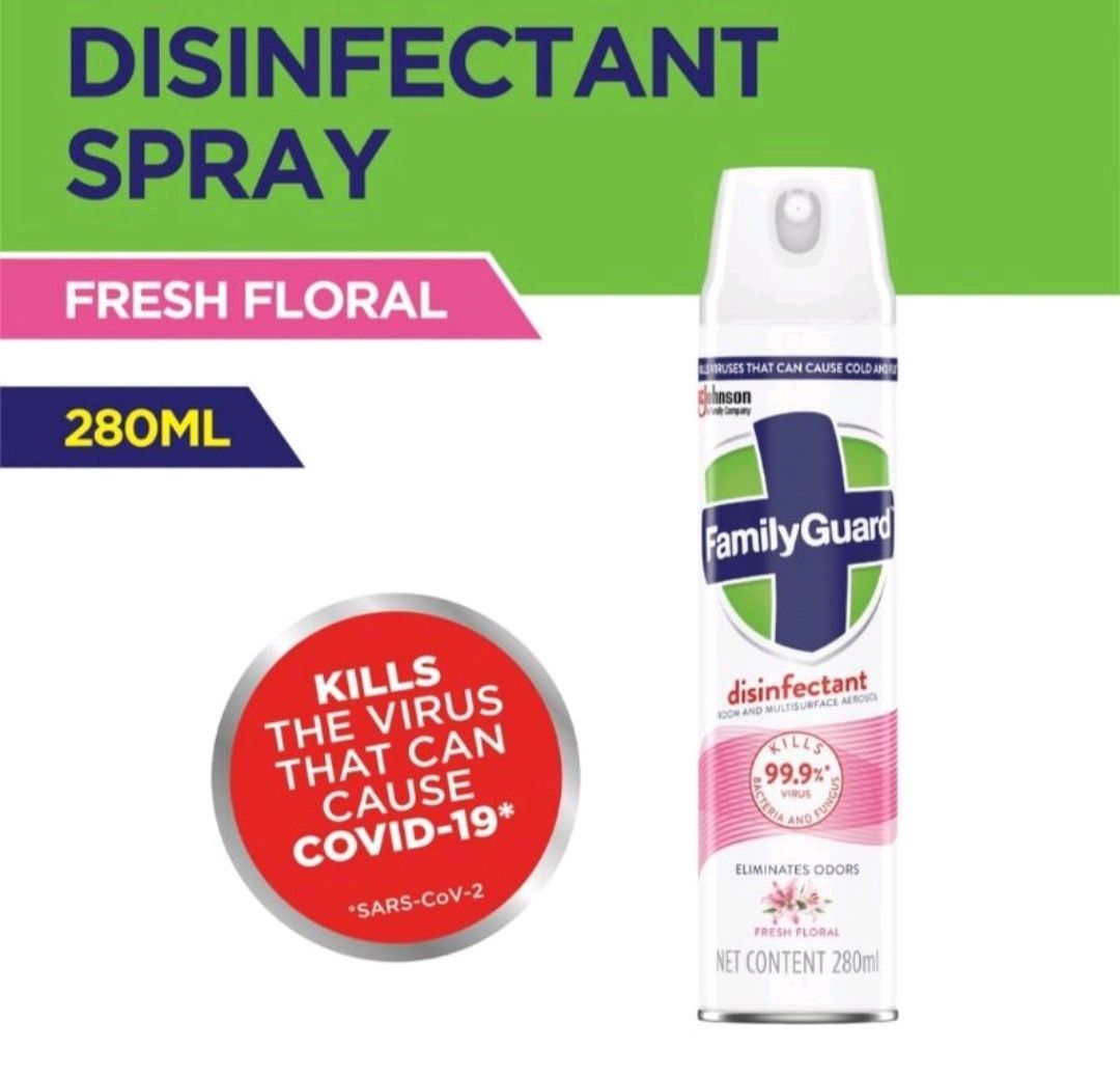 Family Guard FamilyGuard Disinfectant Aerosol Fragrance Free / Moutain Air / Fresh Floral 280ml