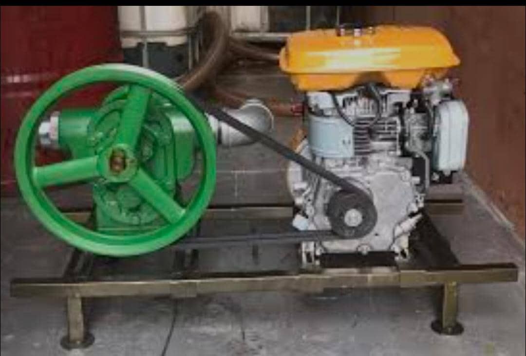 Pump Mounted on hand Carry Frame