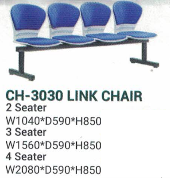 OFIS SERIES PUBLIC SITTING CHAIR CH-3030 LINK CHAIR