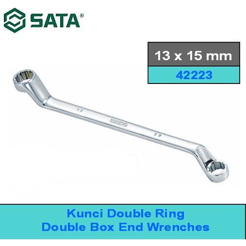 Sata DOUBLE BOX END WRENCH 13MMX15MM