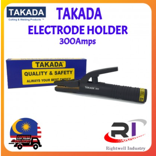 RIGHTWELL TAKADA WELDING ELECTRODE HOLDER 300AMPS ARC/SMAW/MMA WELDING