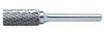 Temo General Series Carbide Burr - 6mm Shank A1625 Double Cut Cylindrical Plain End