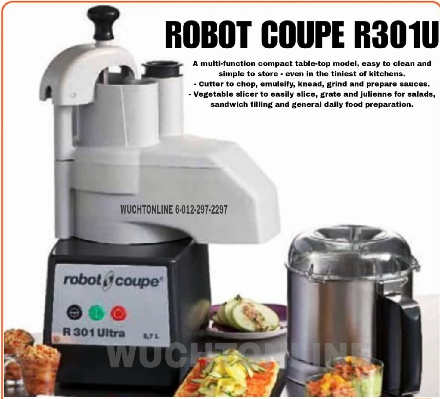 ROBOT COUPE R301 ULTRA FOOD PROCESSOR R301U