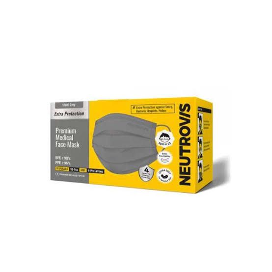 Neutrovis Medical Mask Full Series 71906 4Ply Grey Y-HK-71494-KK