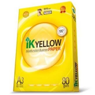 Ik Yellow A3 Paper 80gsm (450 sheets)