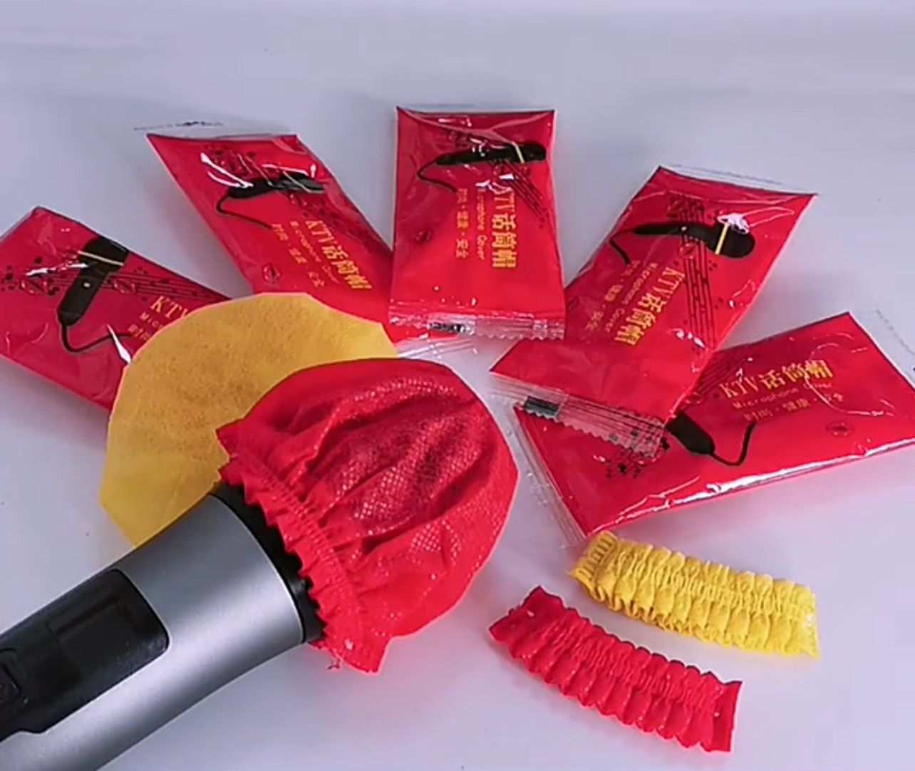 NA Disposable Microphone Cover (Mixed Colours) for Hygiene