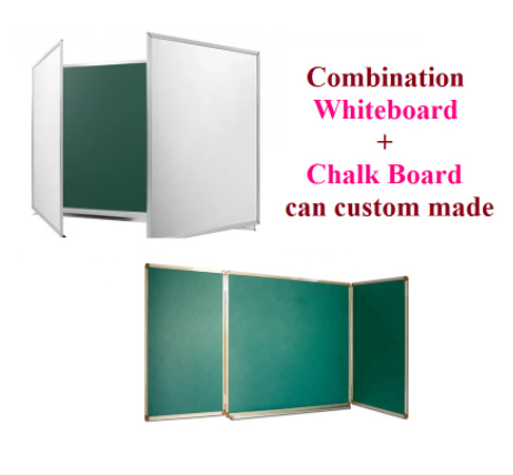 4x8FT Wing Board / Foldable Whiteboard (Combination White & Chalk Board Available)