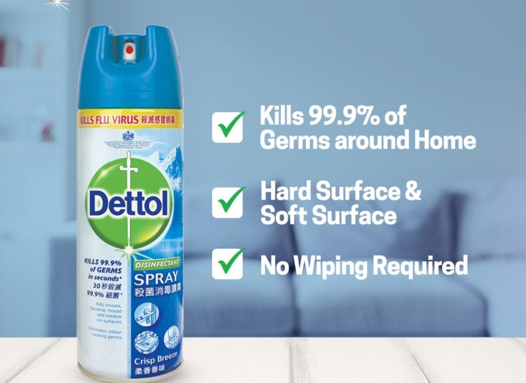 Dettol Spray 450ml Crisp Breeze
