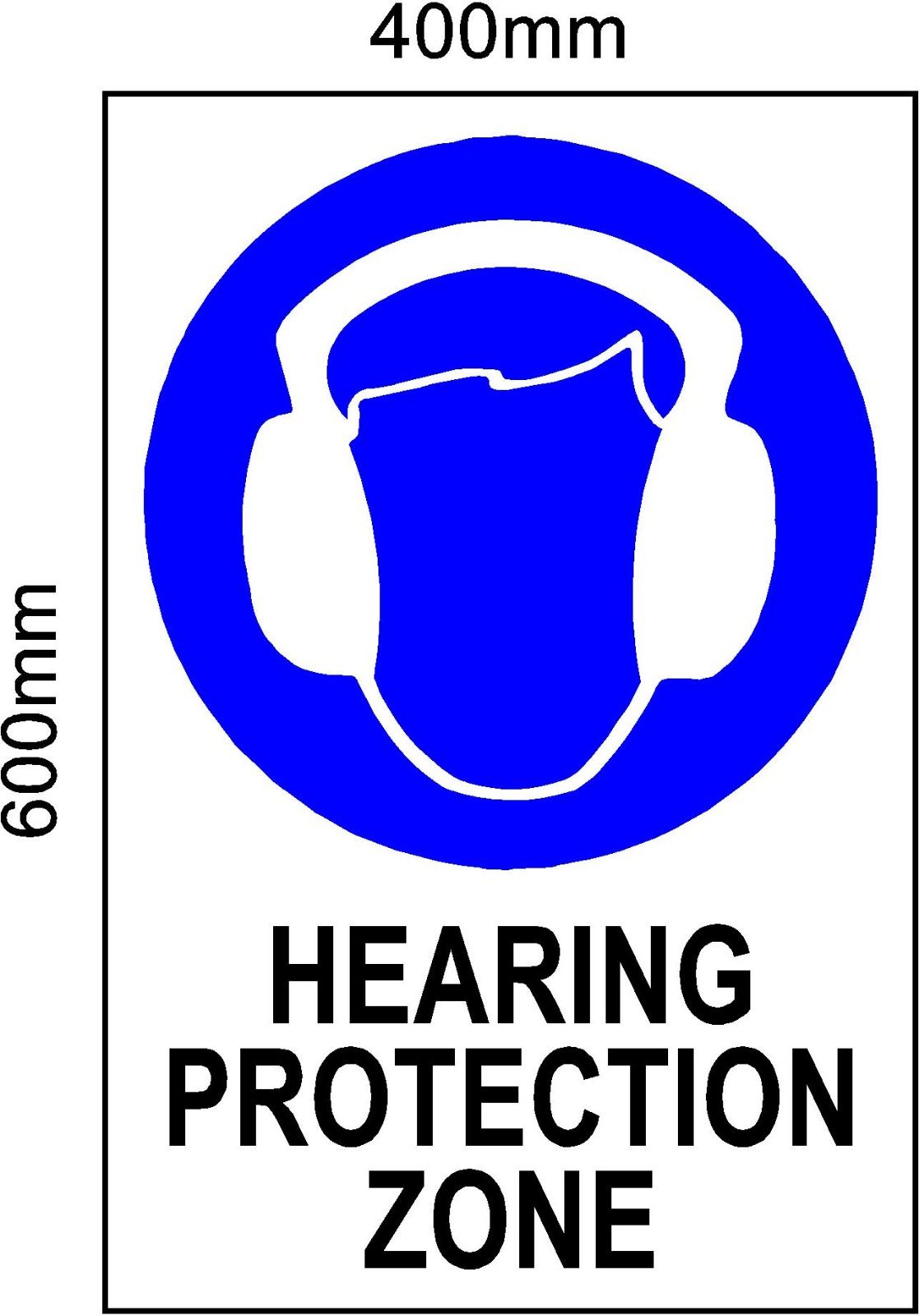 Hearing Protection Zone Signage