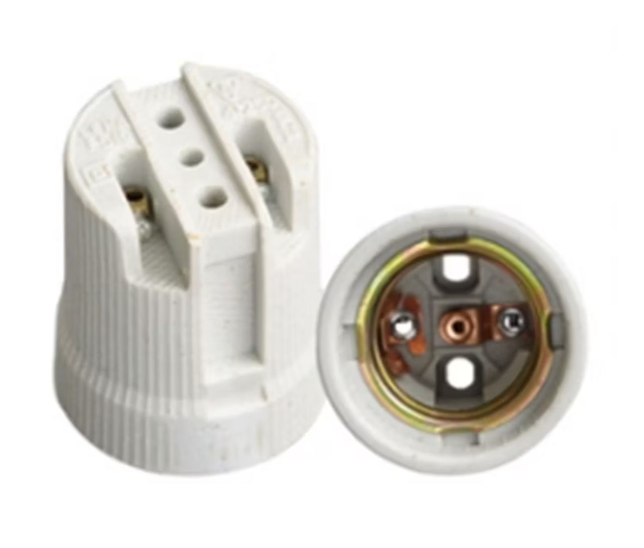 OEM Ceramic Porcelain Holder Screw Type E27