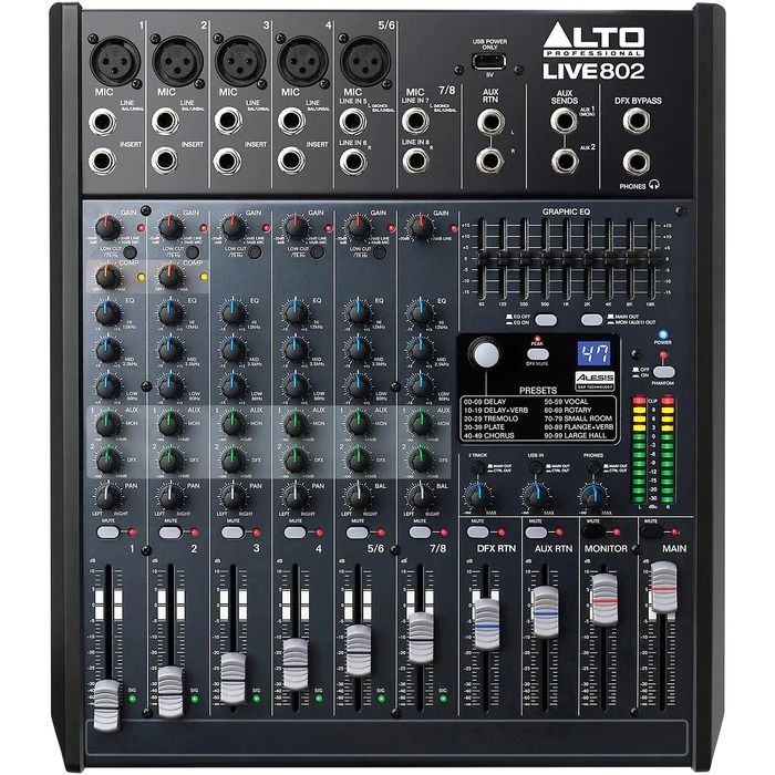 OEM *LIVE-802 8-channel /2bus mixer | LIVE 802 LIVE802
