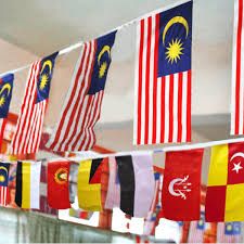 BENDERA MALAYSIA JENIS GANTUNG BERDERAT (12 KEPING)