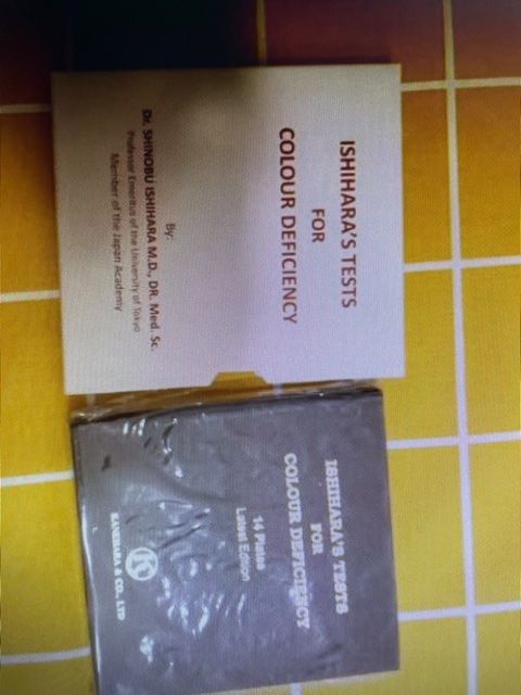 Colour Blind Test Book