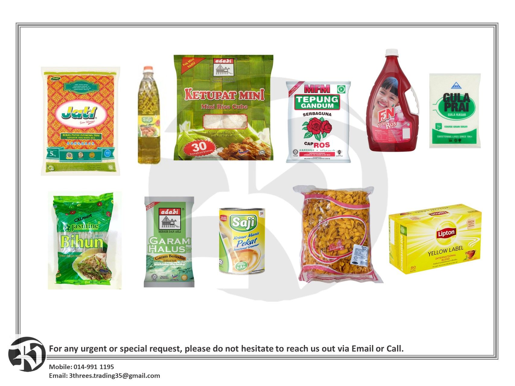 Customise - Kotak Bantuan Makanan