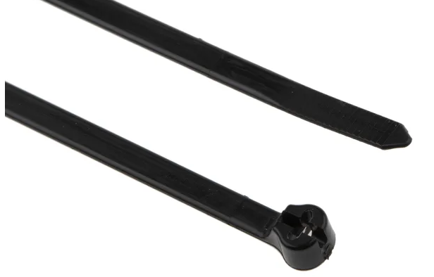 Thomas & Betts Cable Ties, Weather Resistant, 360.68mm x 4.83 mm, Black Nylon, Pk-500 [7TAG009210R0050 TY28MX]