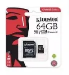 KINGSTON TF CANVAS SELECT + ADAPTER 64GB