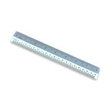 6" PLASTIC STRAIGHT RULER
