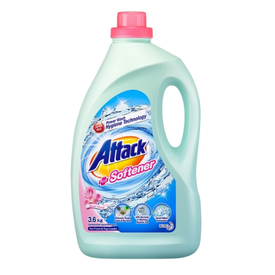 ATTACK LIQ DETER+SOFTENER 3600G