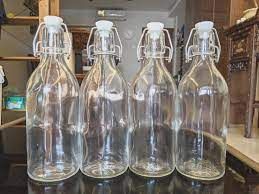 Glass Bottle with Cap & Stopper 500ml KL181