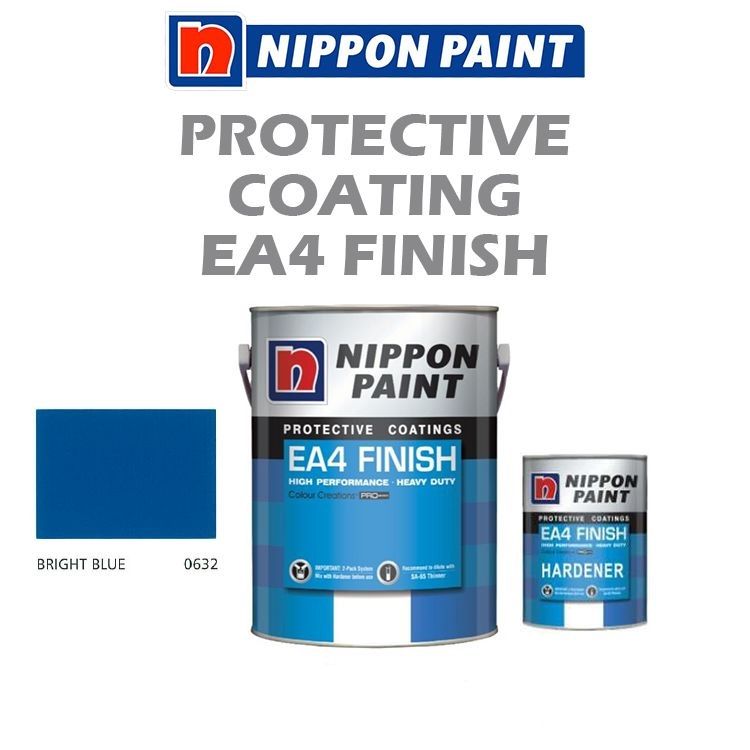 NIPPON HIGH PERFORMANCE PROTECTIVE COATING - EA4 FINISH - BRIGHT BLUE 0632