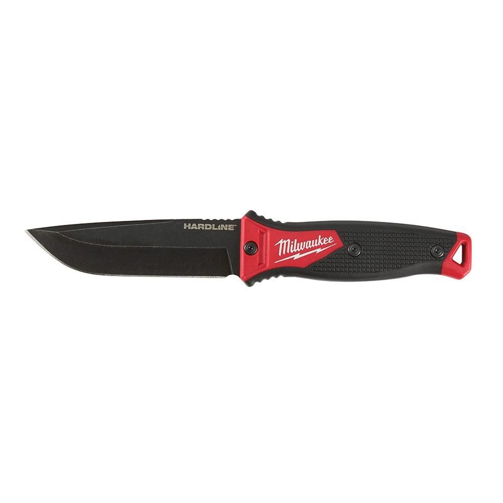 Milwaukee 5" HARDLINE Fixed Blade Knife w/ Knife Sheath 48-22-1928