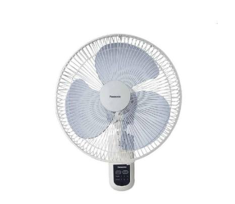 Genuine Malaysia Panasonic Warranty - Panasonic Wall Fan F-MU44R (16 inch) Remote 3-Speed On/Off