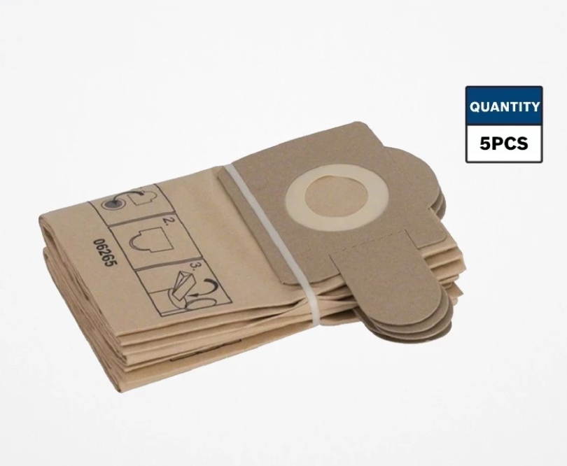 BOSCH 5 PCS PAPER FILTER BAG FOR VACUUM CLEANER - (2605411150)