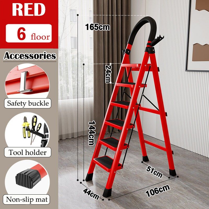 6 Step Ladder Foldable heavy duty