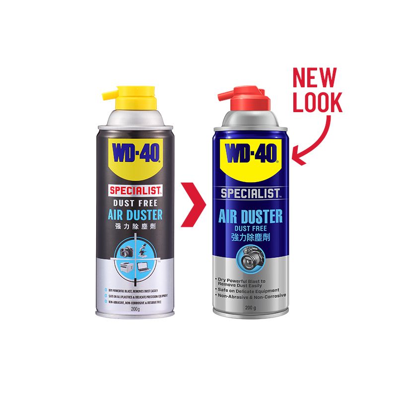 WD-40 Specialist Product Dust Free Air Duster Spray 200g