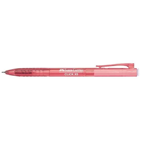 FABER CASTELL BALLPEN 0.5MM 60PCS RED
