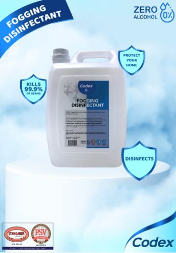 Codex Fogging Disinfaction 5 Liter (KKM APPROVED)