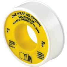 KENNEDY 12mmx5m PTFE Tape Gas Approved BS6974