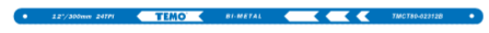 Temo 12" x 1/2" x 24PTI Bi-Metal Hacksaw Blade
