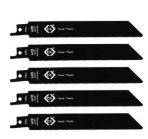 *CK TOOLS Reciprocating Saw Blade, Bi-Metal, 18 TPI, 150 mm L (5pcs/pack)